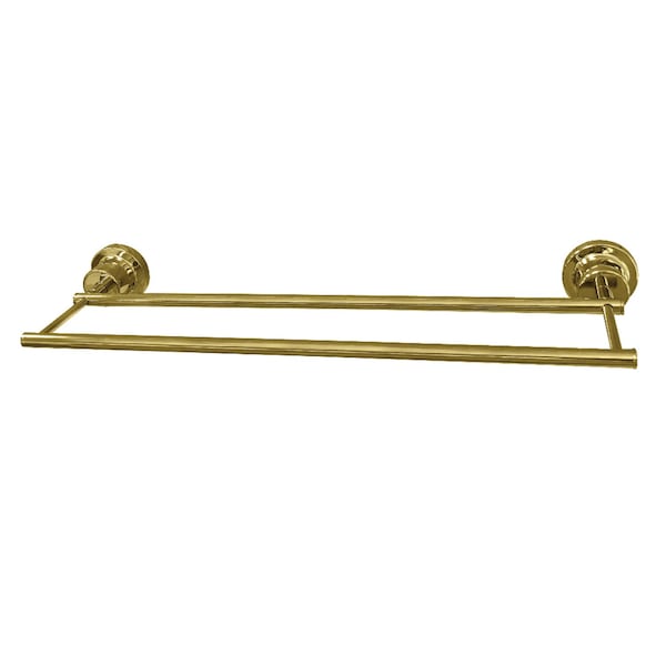 BAH821318PB Concord 18" Double Towel Bar, Polished Brass